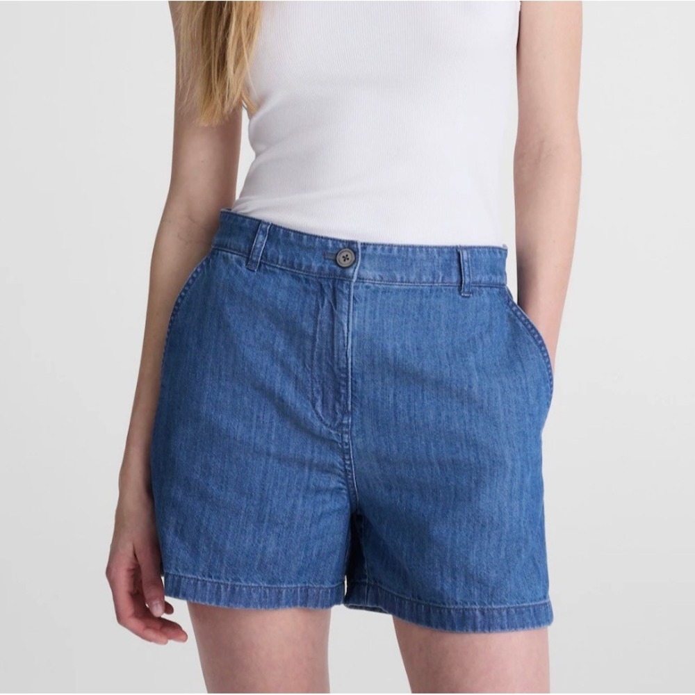 Madewell Women's The Zoe Denim High Rise Jean Classic Shorts 2 New